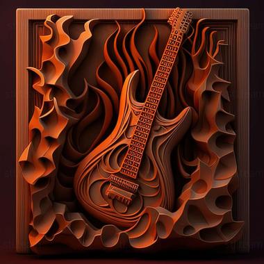 3D model Frets on Fire game (STL)